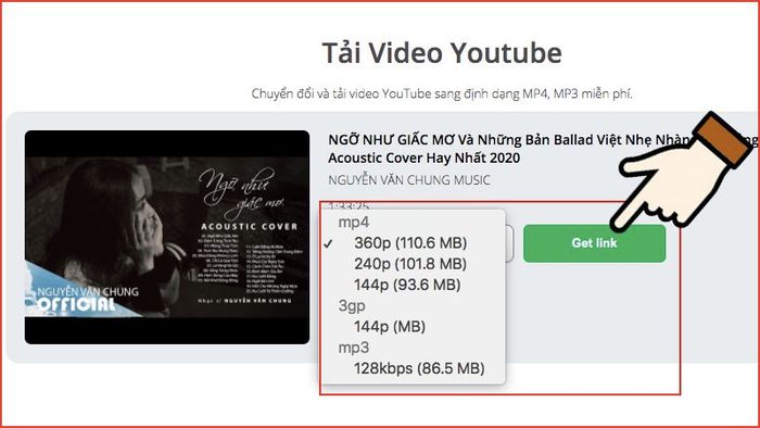 Tải video mà không cần phần mềm với YT1s.