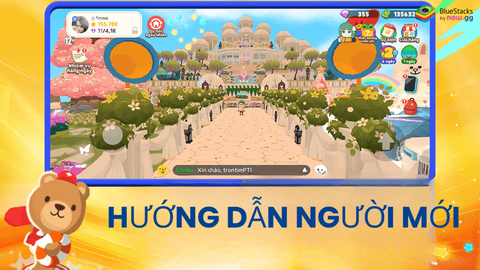 Hướng dẫn cho người mới khi chơi Play Together VNG trên PC thông qua BlueStacks