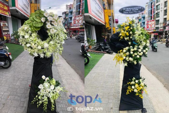 Shop hoa Sweet Garden tại TP. Đà Lạt, nơi cung cấp những mẫu hoa viếng đẹp mắt và chất lượng nhất cho lễ tang.