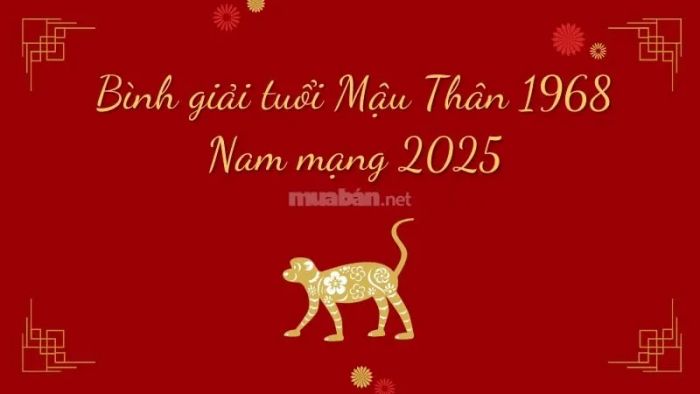 Bình giải tử vi Mậu Thân 1986 nam mạng năm 2025 cho biết bản mệnh sẽ phải đối mặt với nhiều biến động đáng chú ý.