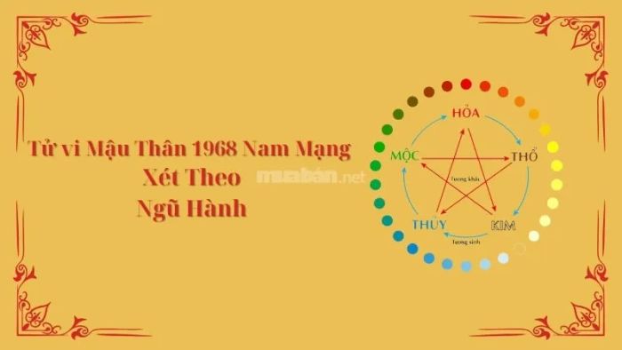Tử vi nam Mậu Thân 1968 năm 2025 xét theo ngũ hành