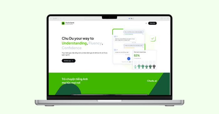 Học tiếng Anh giao tiếp hàng ngày hiệu quả với Chu Du Speak AI