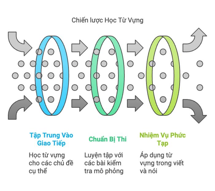 Chiến lược học từ vựng phù hợp với yêu cầu của nhiệm vụ