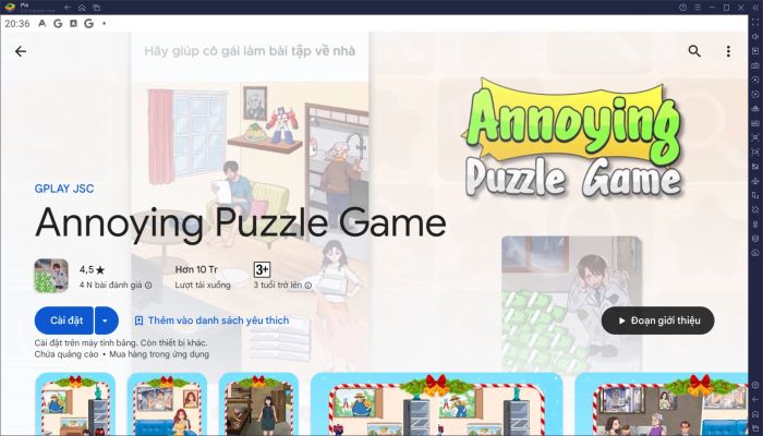 Giải quyết những câu đố vui nhộn trong Annoying Puzzle Game trên PC với BlueStacks
