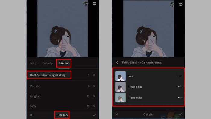 Hướng dẫn tải màu cho Lightroom phiên bản 13