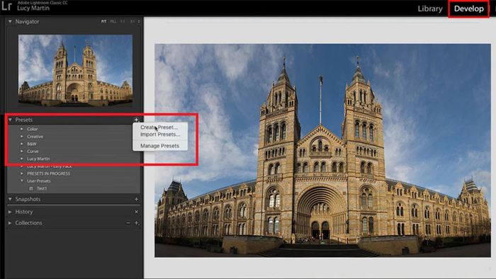 Hướng dẫn tải màu cho Lightroom phiên bản 7