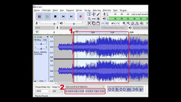 Tải phần mềm Audacity phiên bản 23