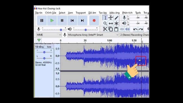 Tải phần mềm Audacity phiên bản 25