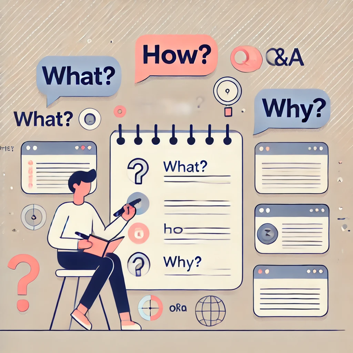 Sử dụng định dạng câu hỏi & trả lời để tổ chức thông tin (Q&A Format)