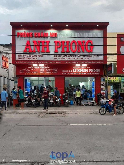 Phòng khám Nhi Anh Phong tại TP Dĩ An