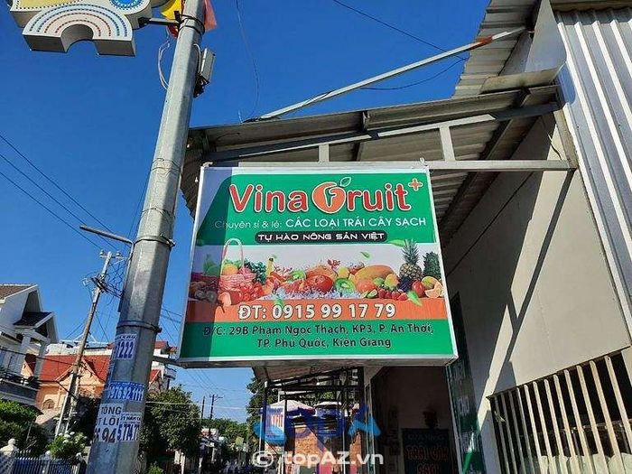 Cửa hàng trái cây sạch VinaFruit tại TP. Phú Quốc