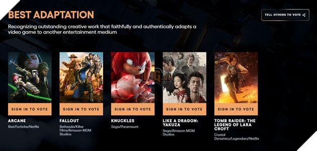 The Game Awards 2024: Bạn đã biết gì về những ứng cử viên trong hạng mục Best Adaption?