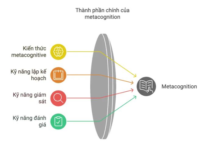 Các yếu tố cấu thành cơ bản của metacognition