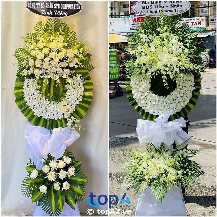Cửa hàng hoa viếng đám tang tại TP. Hà Tiên