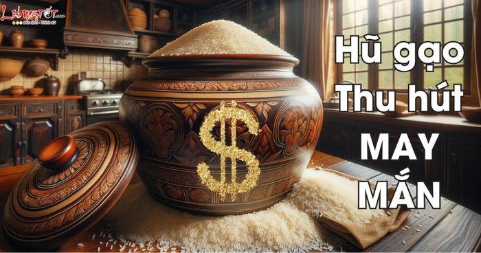 Cách sử dụng hũ gạo để thu hút vận may