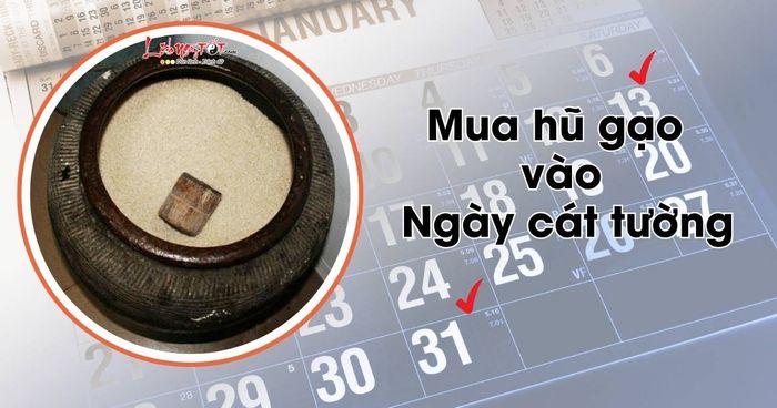 Mua hũ gạo vào ngày tốt lành