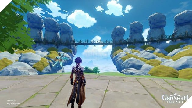 Genshin Impact: Sự sáng tạo đỉnh cao của game thủ Việt khi tái hiện Cầu Vàng trong Ấm Trần Ca