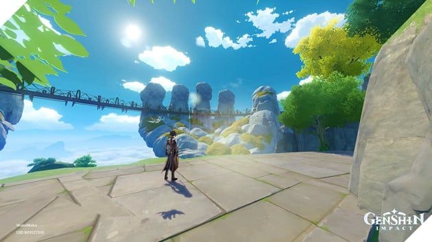 Genshin Impact: Game thủ Việt tái hiện Cầu Vàng một cách tuyệt vời trong thế giới Ấm Trần Ca
