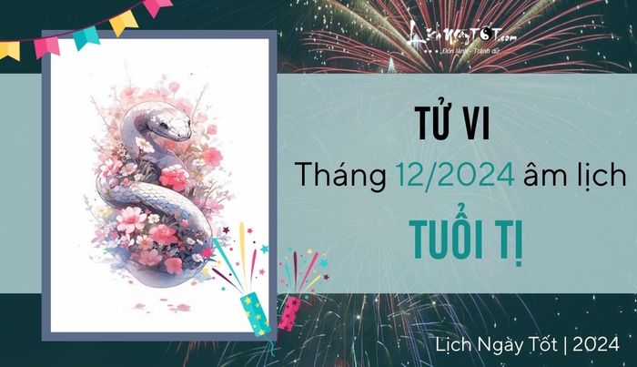 Tử vi tháng 12/2024 cho người tuổi Tị âm lịch