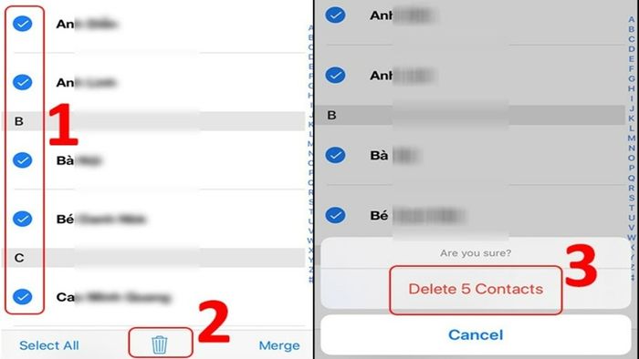 Hướng dẫn sử dụng Cleanup Duplicate Contacts để xóa danh bạ iPhone