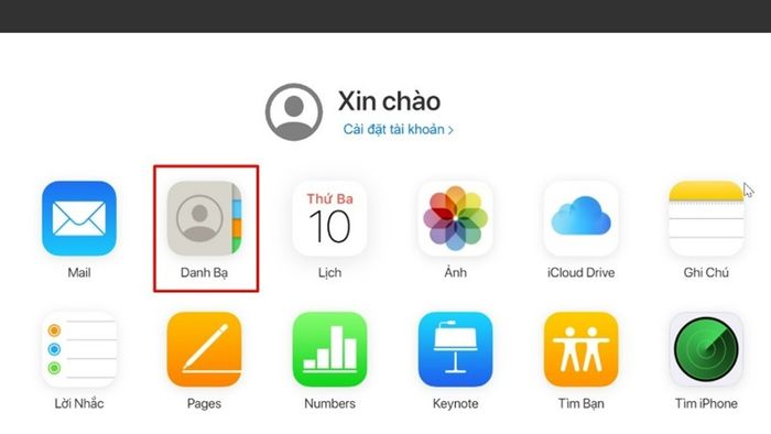 Hướng dẫn xóa toàn bộ danh bạ iPhone qua iCloud