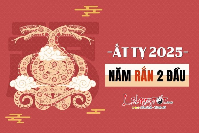 Tại sao năm 2025 lại mang danh hiệu năm rắn hai đầu?