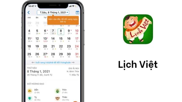 Lịch âm dương 12