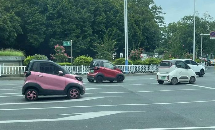 Hình ảnh chiếc xe Baojun E100.