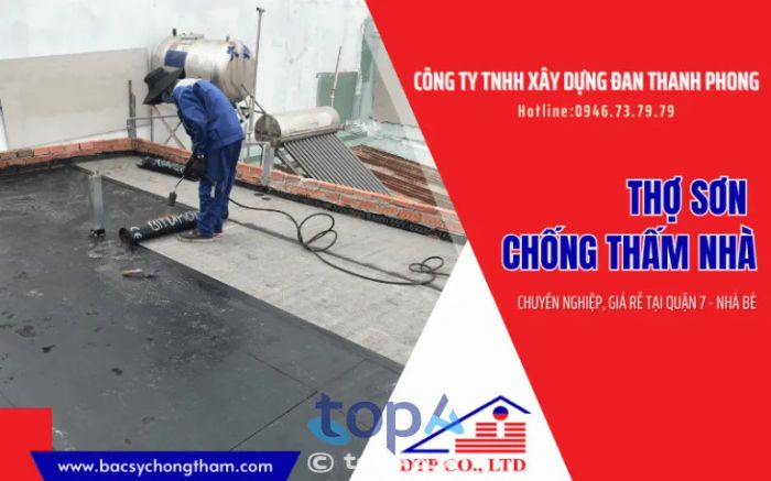 Công ty TNHH Xây dựng Đan Thanh Phong, địa chỉ uy tín tại H. Nhà Bè, chuyên cung cấp các giải pháp chống thấm tối ưu cho các công trình, từ gia đình đến công trình lớn.