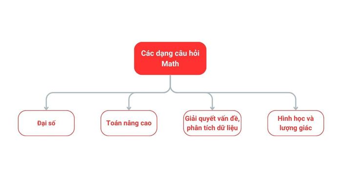Các loại câu hỏi trong phần SAT Math