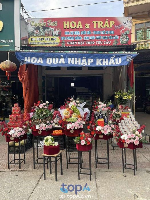 Cửa hàng hoa viếng đám tang tại TP. Bắc Kạn