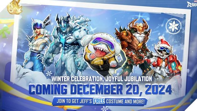 Marvel Rivals tiếp tục bất ngờ tặng skin Cá Mập Jeff nhân dịp sự kiện Giáng Sinh 2024, khiến cộng đồng game thủ thích thú