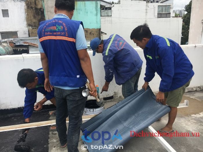 Dịch vụ chống thấm 24h Group tại Quận Bình Thạnh