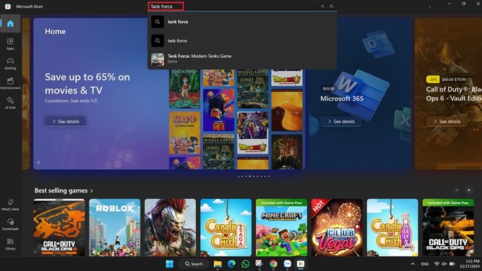 Cách tải game xe tăng - Tank Force trên PC từ Microsoft Store