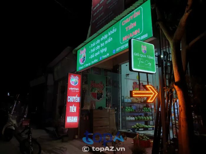Shop giỏ trái cây Familly Fruit - Trái cây sạch cho mọi nhà tại Cao Bằng