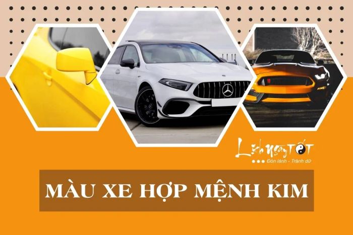 Lựa chọn màu xe phù hợp với mệnh Kim