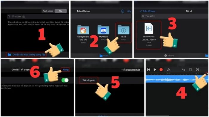 Hướng dẫn tạo nhạc chuông trên GarageBand