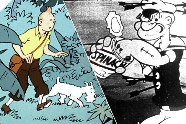 Popeye và Tintin Gốc Giờ Đây Thuộc Tài Sản Công Cộng