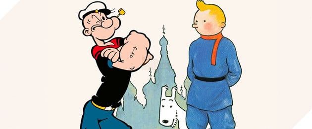 Popeye và Tintin Gốc Chính Thức Thuộc Về Tài Sản Công Cộng