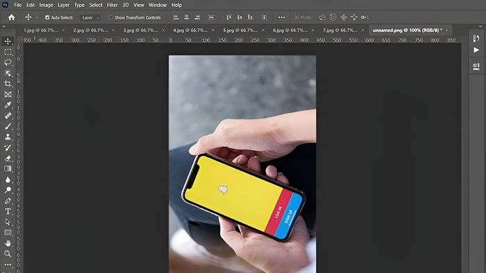 Cách 1: Tiến hành bước 3.4 để xoay ảnh theo hướng ngược chiều kim đồng hồ.