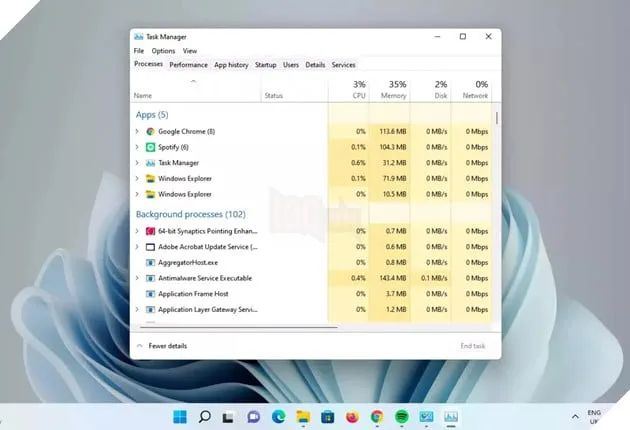 Windows 11 đã được đẩy đến cực hạn với chỉ 184MB RAM