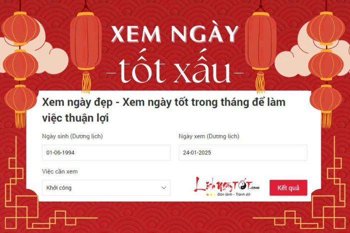 Chọn ngày tốt cho công việc