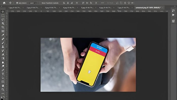 Cách 1: Tiến hành bước 3.2 để thực hiện xoay ảnh