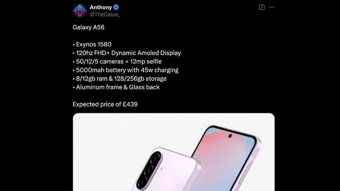 Galaxy A56