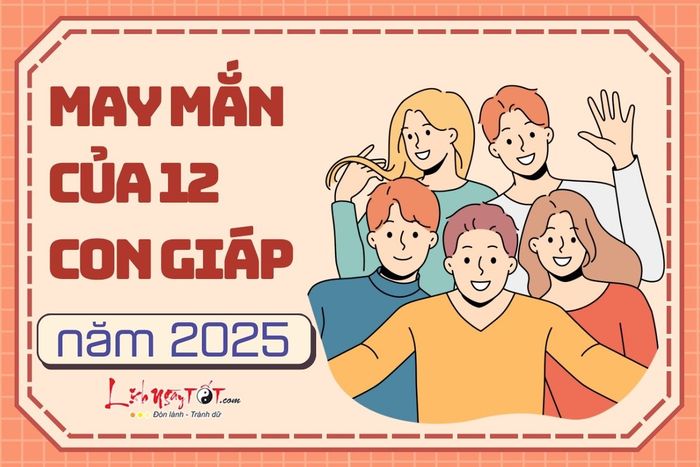 Vận may của 12 con giáp trong năm 2025
