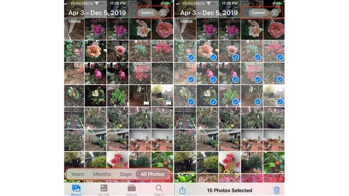 Hướng dẫn cách xóa một bức ảnh trên iPhone