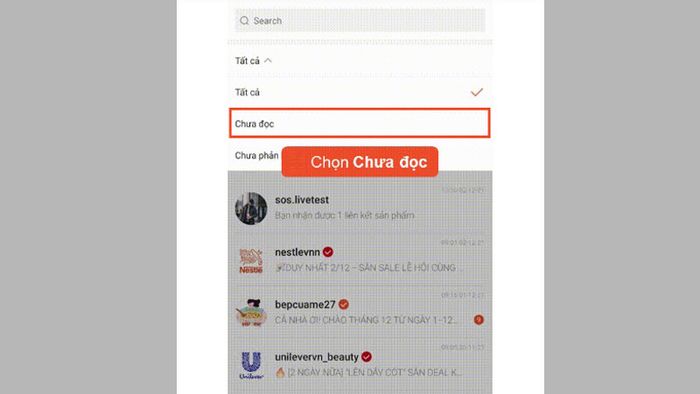 Hướng dẫn xóa tin nhắn trên Shopee - Bước 14