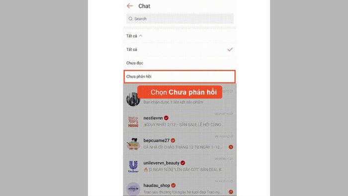 Hướng dẫn xóa tin nhắn trên Shopee - Bước 15