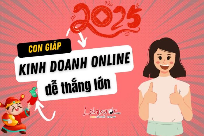 Những con giáp có khả năng thành công trong bán hàng online năm 2025