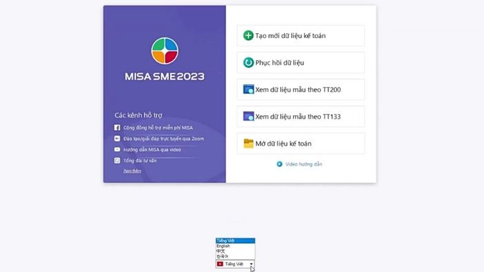 tải phần mềm MISA 13